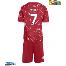 Liverpool Florian Wirtz #7 Hjemmedraktsett Barn 2026-27 Kortermet (+ Korte bukser)